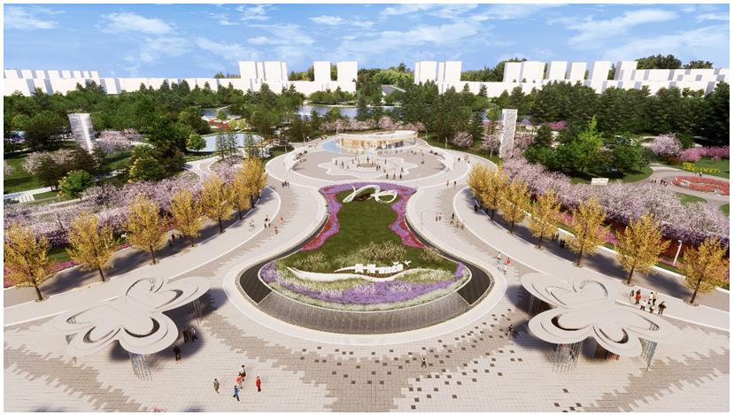 污水处理湿地公园,污水处理厂生态主题公园