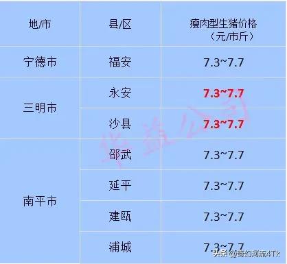 猪价最新行情今日福建河南,猪价今日福建