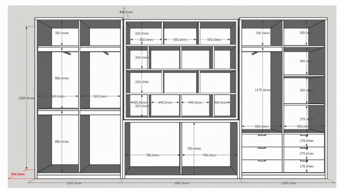 装修室内家具尺寸推荐大全,装修攻略全屋家具37个详细尺寸
