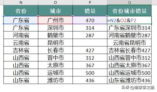 左右两个单元格合并保留所有内容,多行内容合并单元格的最快方法