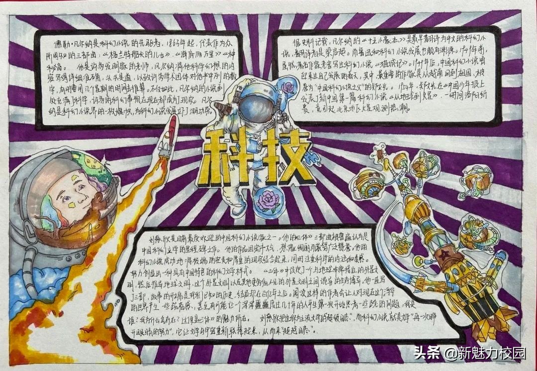 南京一中实验学校首届科技节实践活动之语数外物等学科作品展