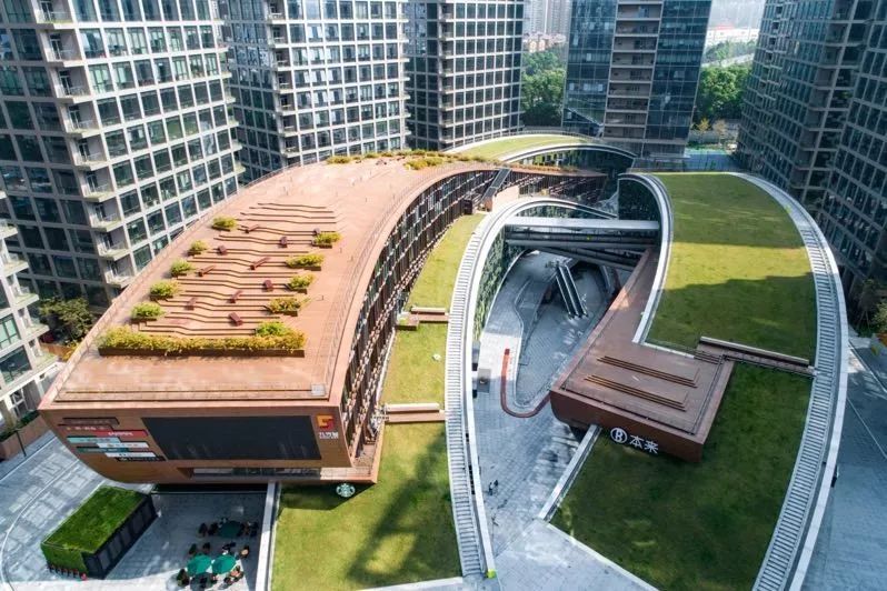 将公园“搬进”商业区,景观优势再升级