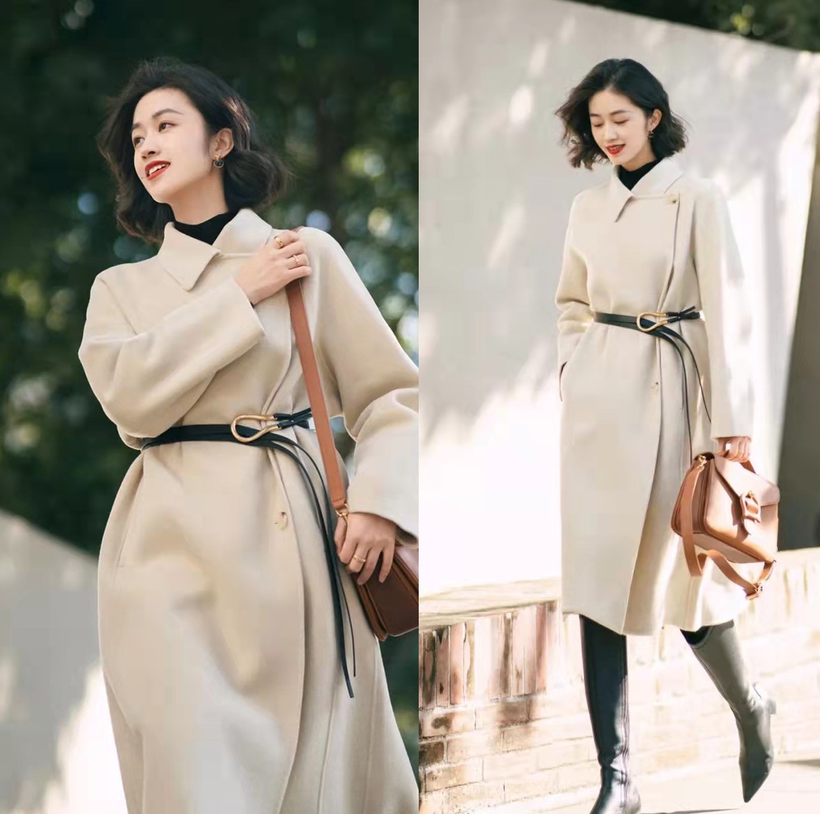 最实用的大衣搭配时髦洋气,60或70岁女性适合穿什么颜色大衣