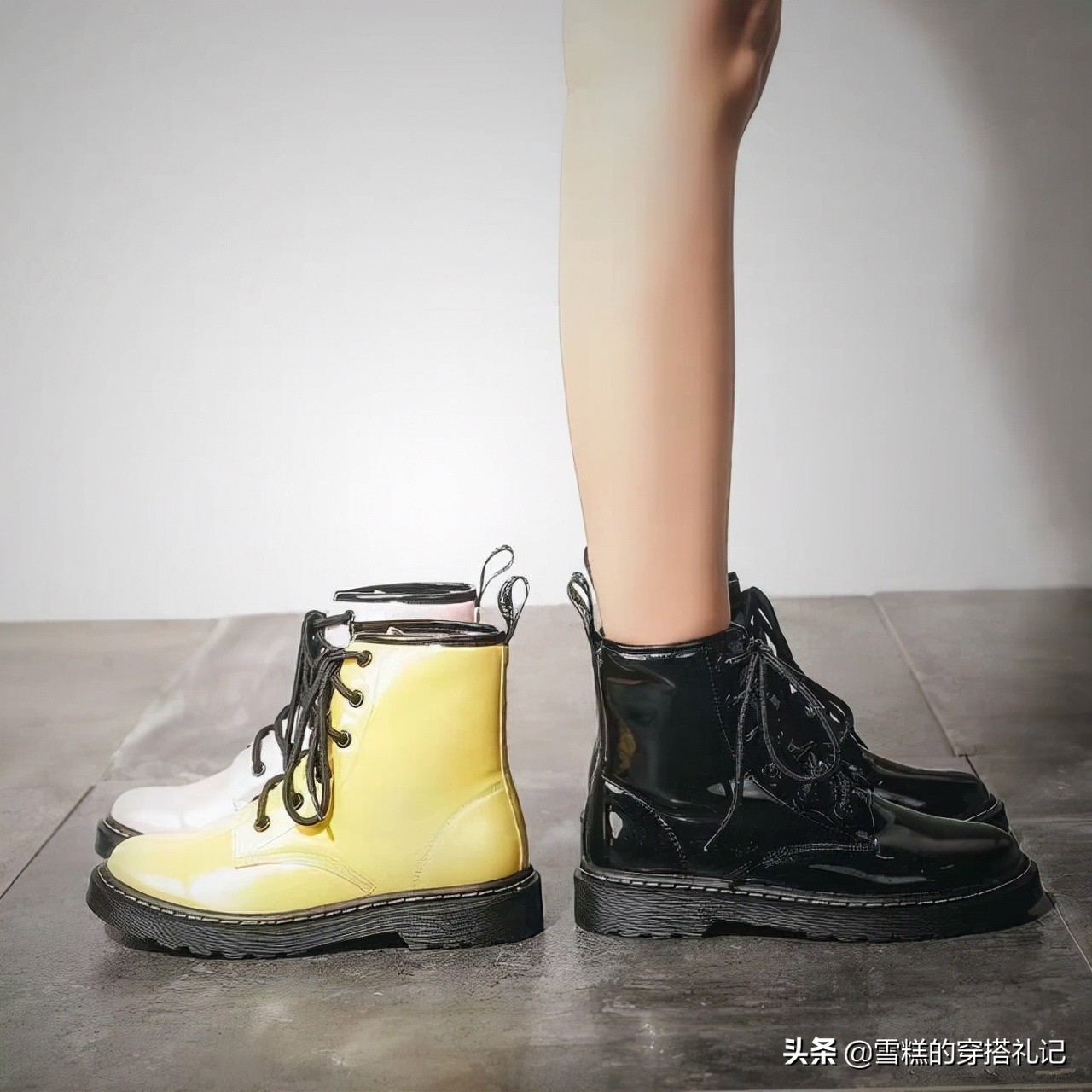 什么颜色的马丁靴百搭洋气,马丁靴豆腐裤绝美冬天就该这么穿