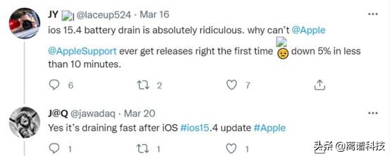 手机续航突然尿崩什么原因,ios15.4耗电续航官方有什么回应