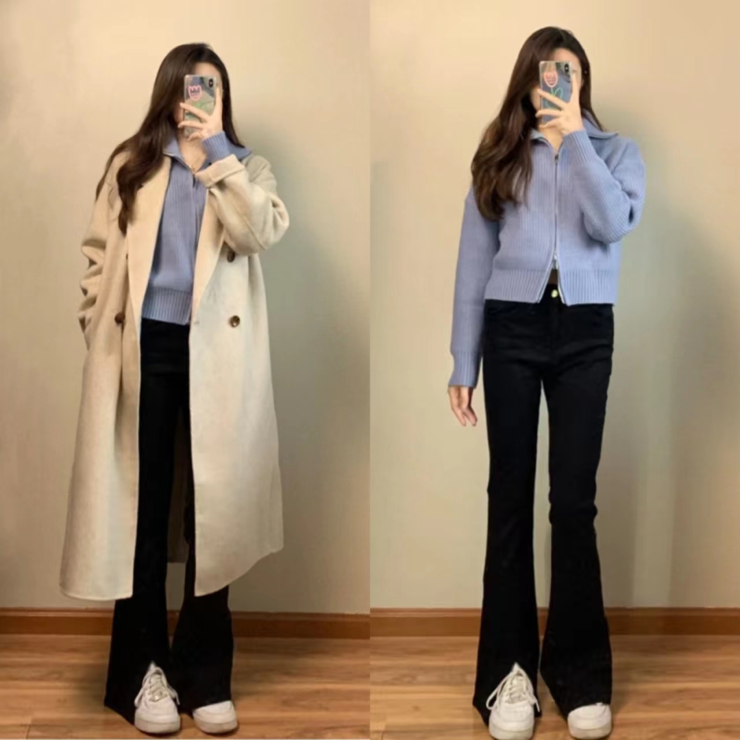 大衣30种穿搭方法,秋冬实用保暖大衣穿搭图片