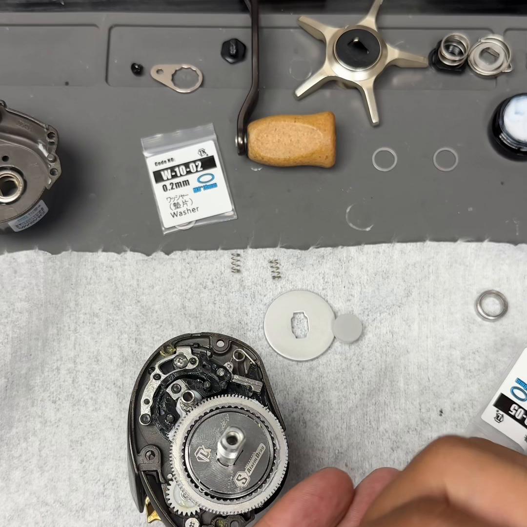 达瓦银溪改装TK全过程#PYL陶瓷轴承#TK钛合金卸力报警#达瓦银溪