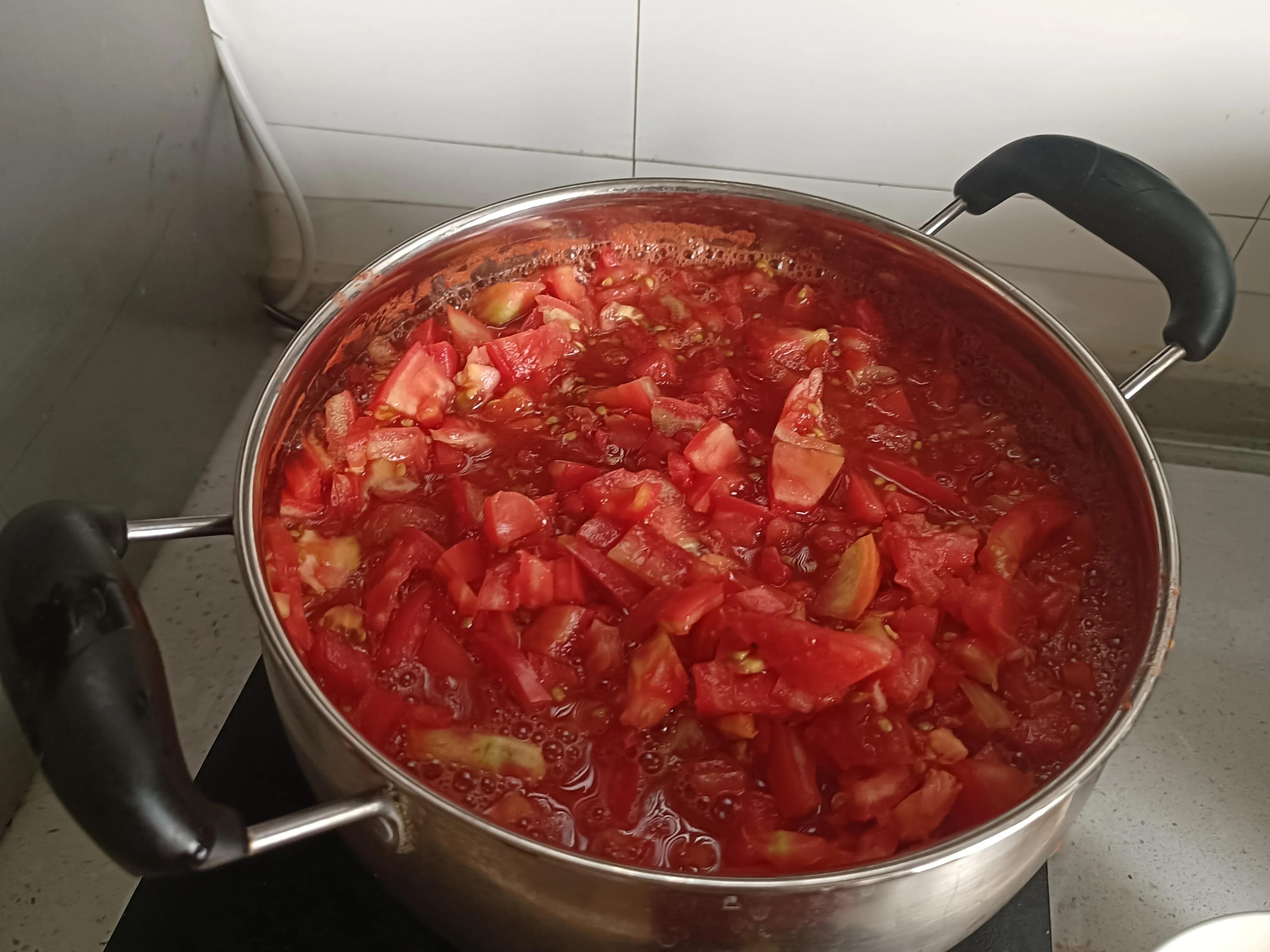 家庭自制番茄酱怎么存放,番茄酱腌制的制作方法