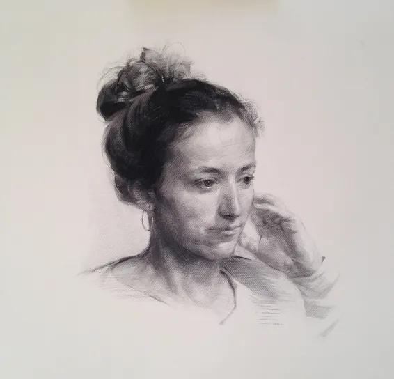 这样的素描你还怕没兴趣学吗,素描肖像画高水准