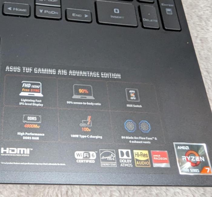 华硕tuf笔记本a16,华硕tufa15游戏本