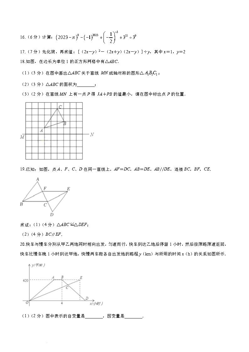 广东省深圳中学初中部,2021年深圳初一下册数学期末试卷