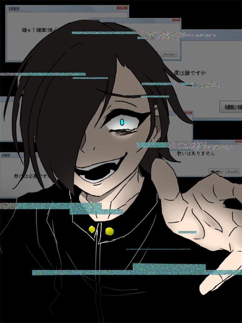 二次元黑化图片萌妹子,黑化头像女生霸气黑暗系真人