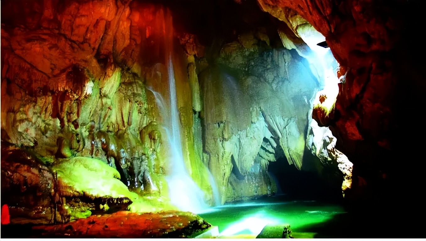 广西德天瀑布回广州沿途景区,德天跨国大瀑布风景区和古龙山