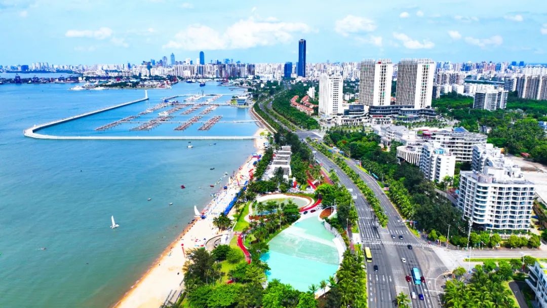 海口西海岸贯通工程新海港段,海口西海岸改造最新效果展示