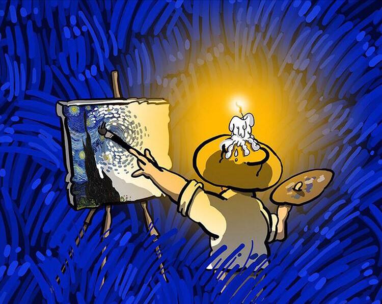 梵高的艺术特色,梵高的艺术作品介绍