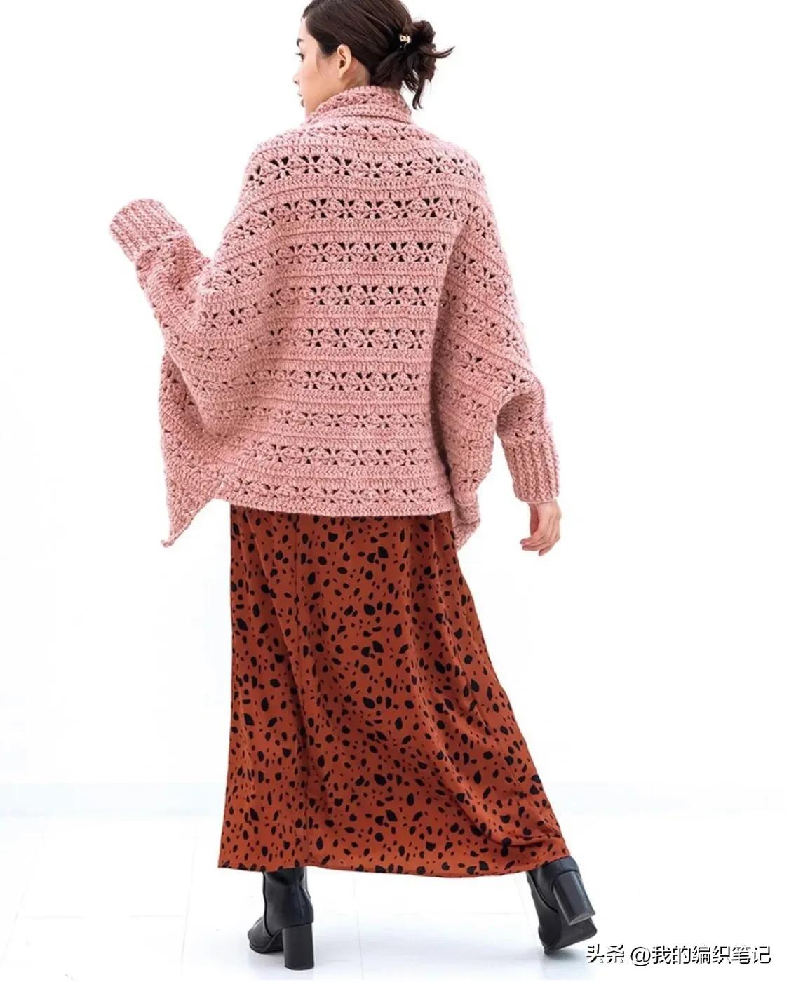 保暖披肩钩法,夏季钩织斗篷披肩的教程