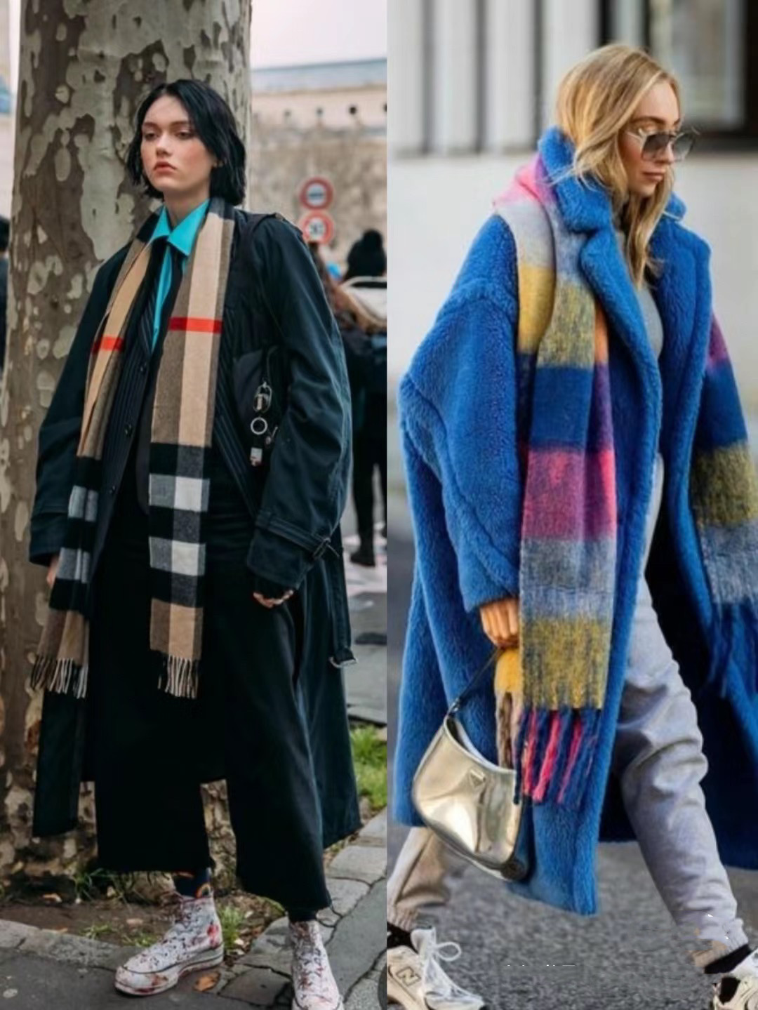 8种秋冬围巾系法等你来学,秋冬最in的围巾系法教程