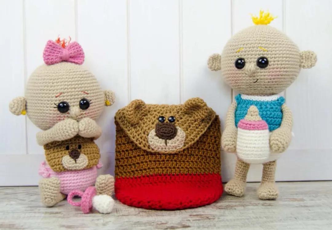 钩针宝宝床围,婴儿鞋帽钩针教程