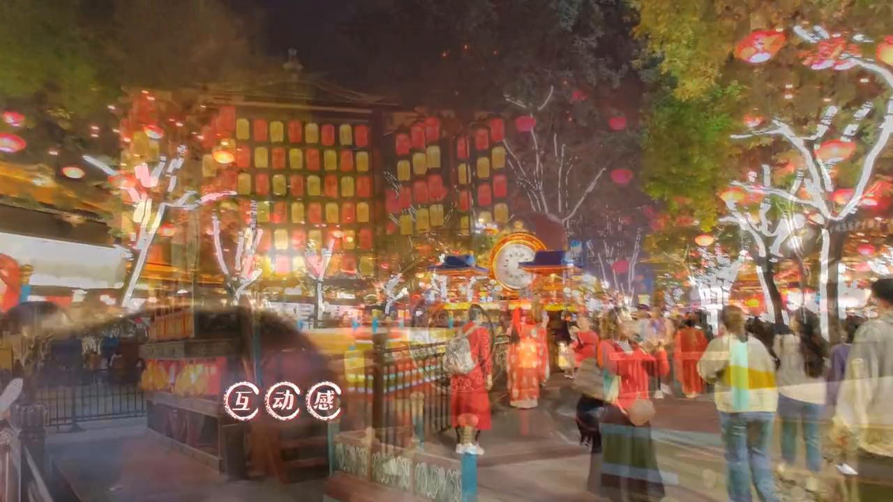 大唐不夜城旅拍视频,西安大唐不夜城旅拍