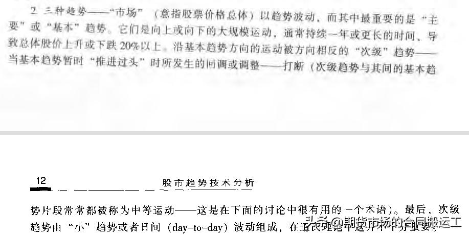 道氏理论免费教程,道氏理论的六大要点