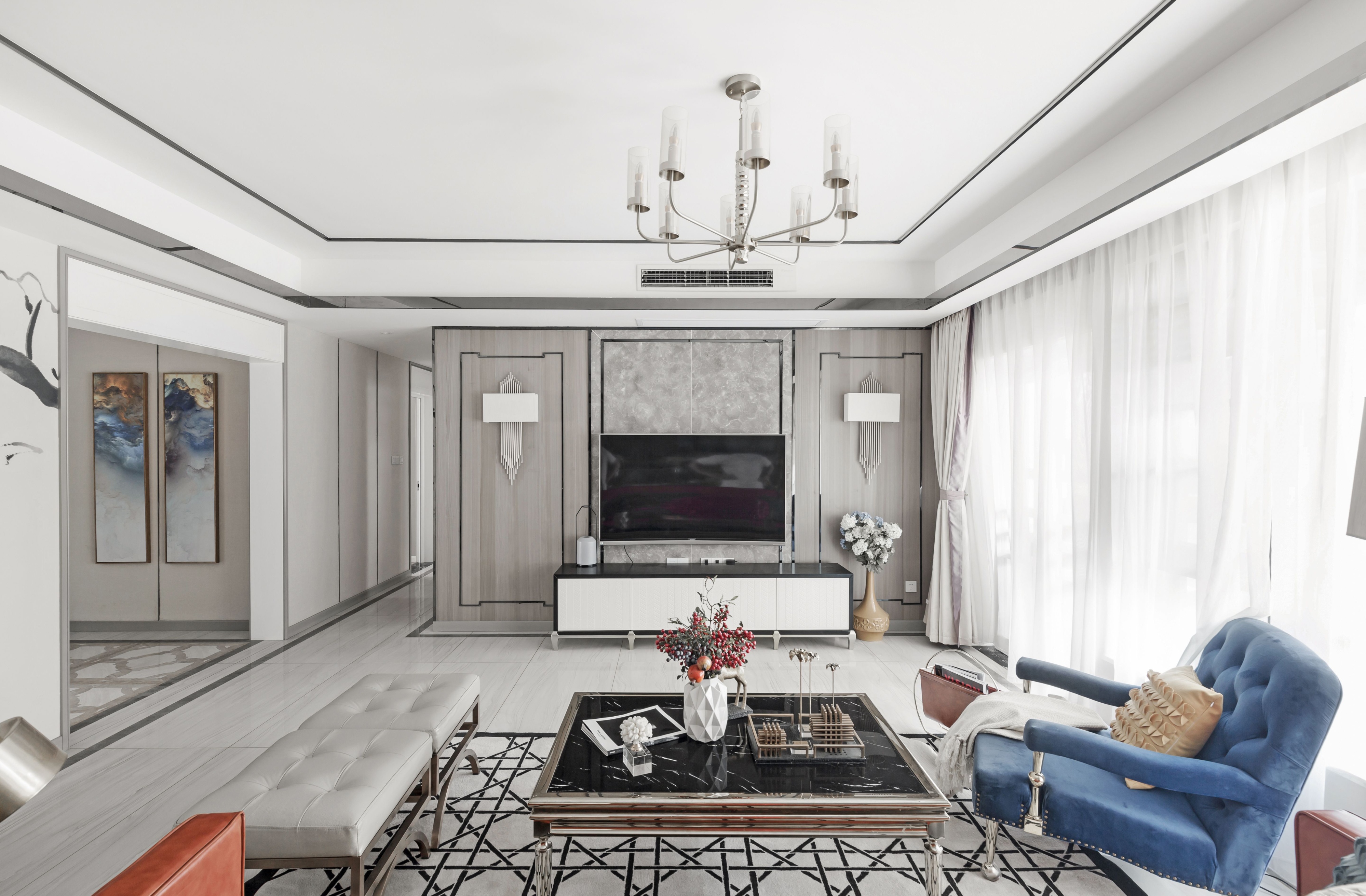 100款卧室背景墙装修效果图,最耐看的轻奢背景墙