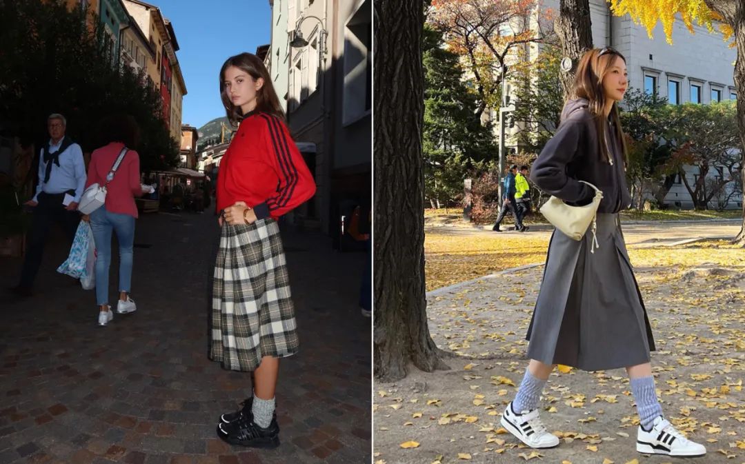 袜套堆堆袜穿法教程,袜套堆堆袜休闲怎么穿