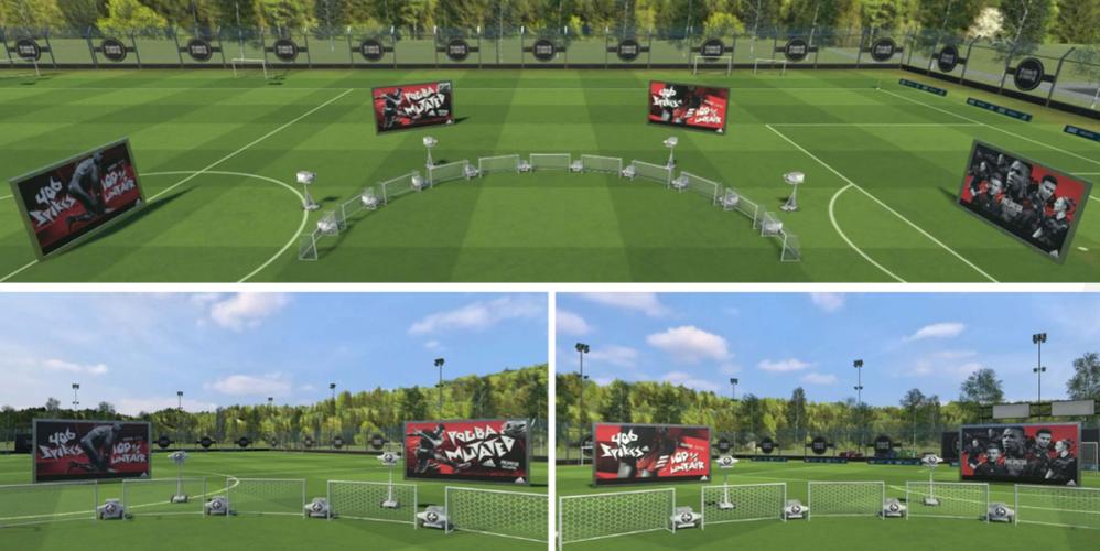 足球静态动态训练,壮观一幕