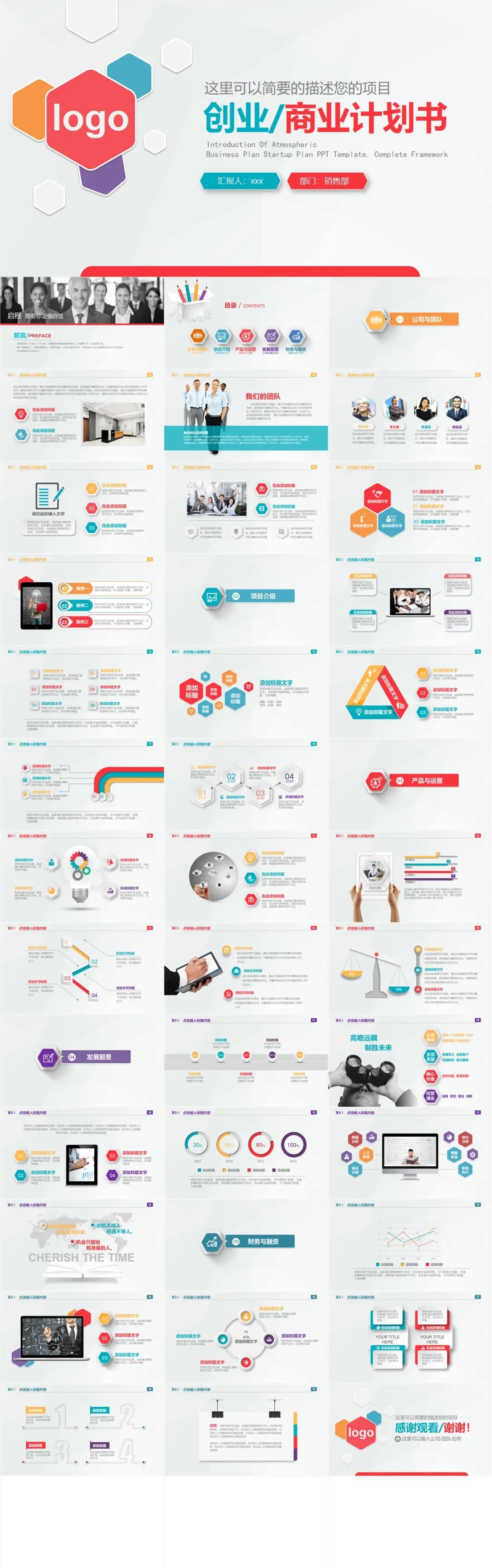 企业融资商业计划书ppt模板,ppt怎么展示一套融资项目书