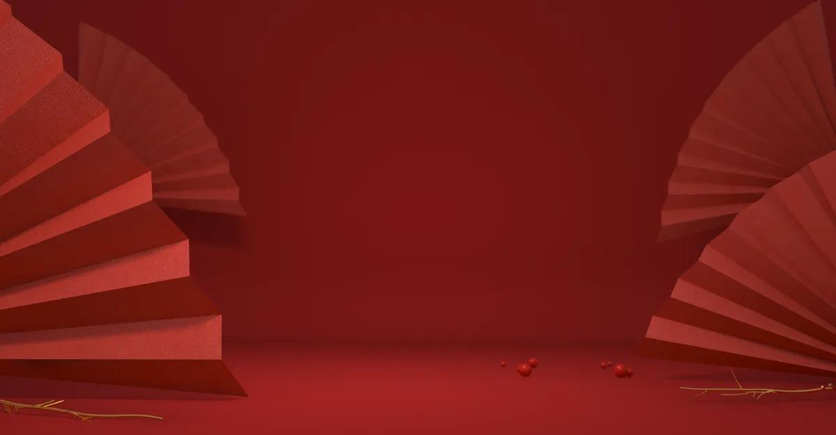 纯红色中国红壁纸图片,经典红色系壁纸