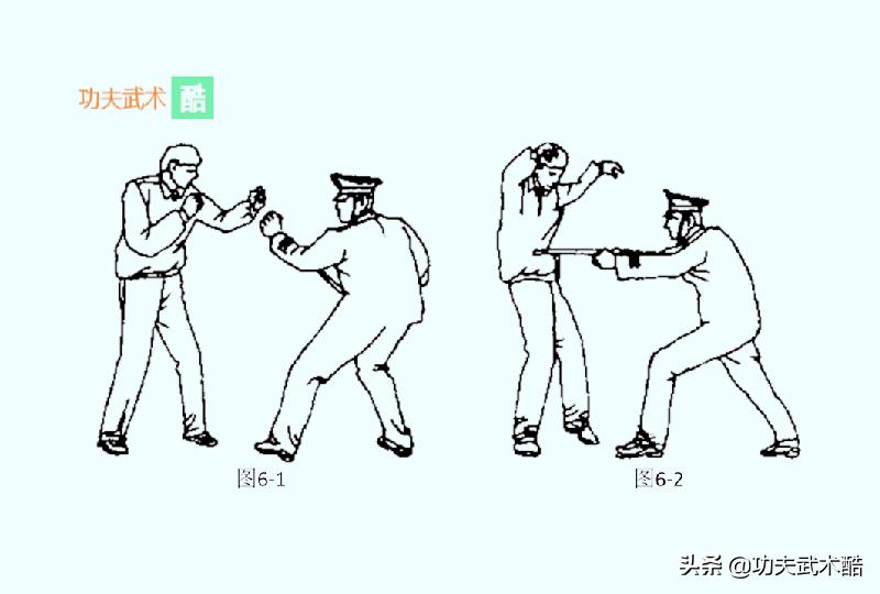 警棍盾牌搏击术讲解视频,警棍格斗式准备动作