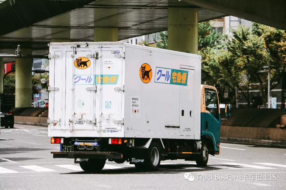 日本卡车是这样拍的,日本街头小型卡车