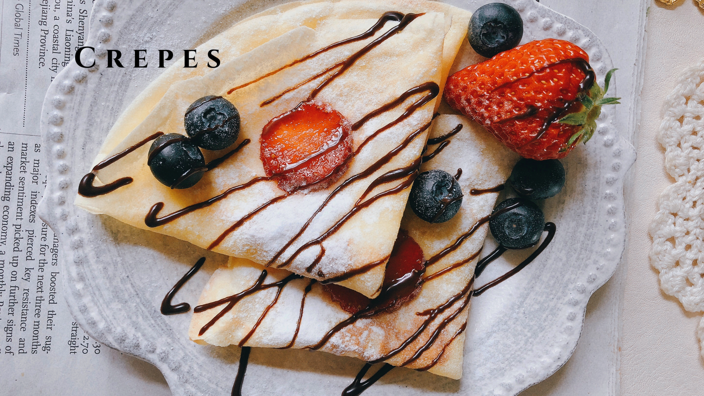 咖啡店卖58？在家平底锅自制法国国民甜品可丽饼！0失败！