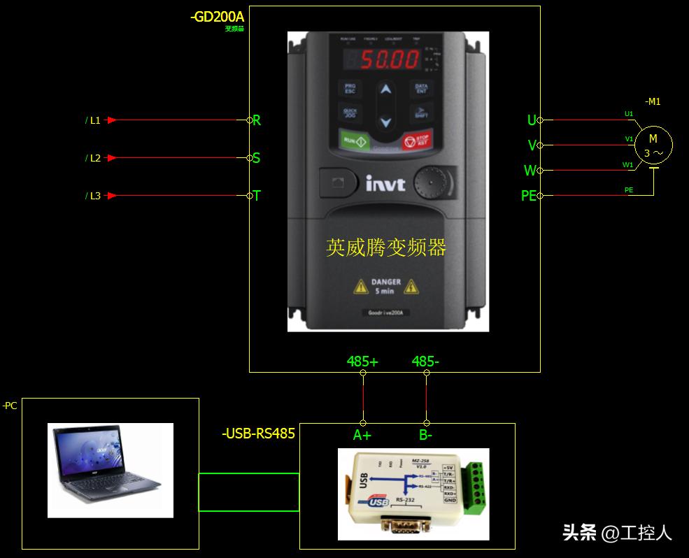 变频器modbus通讯怎么设置参数,micro850与变频器做modbus串口通信