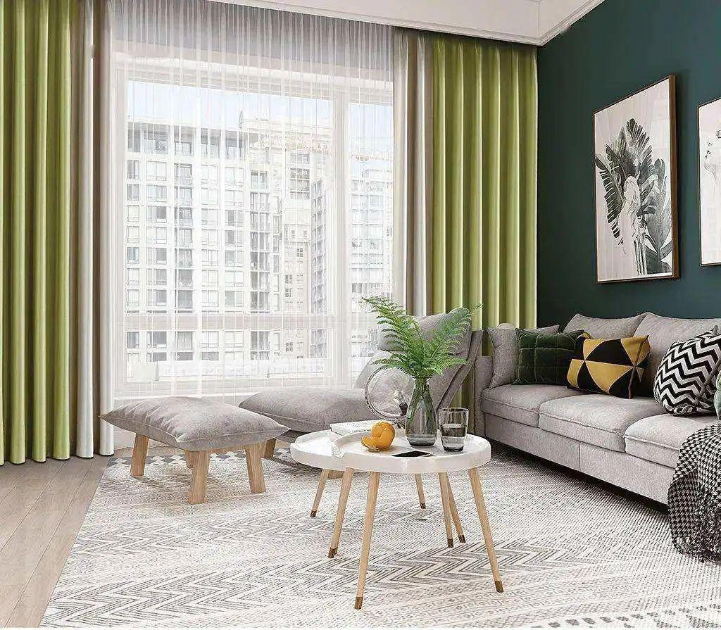 颜值高的窗帘,自己家窗帘怎么装好看又美观