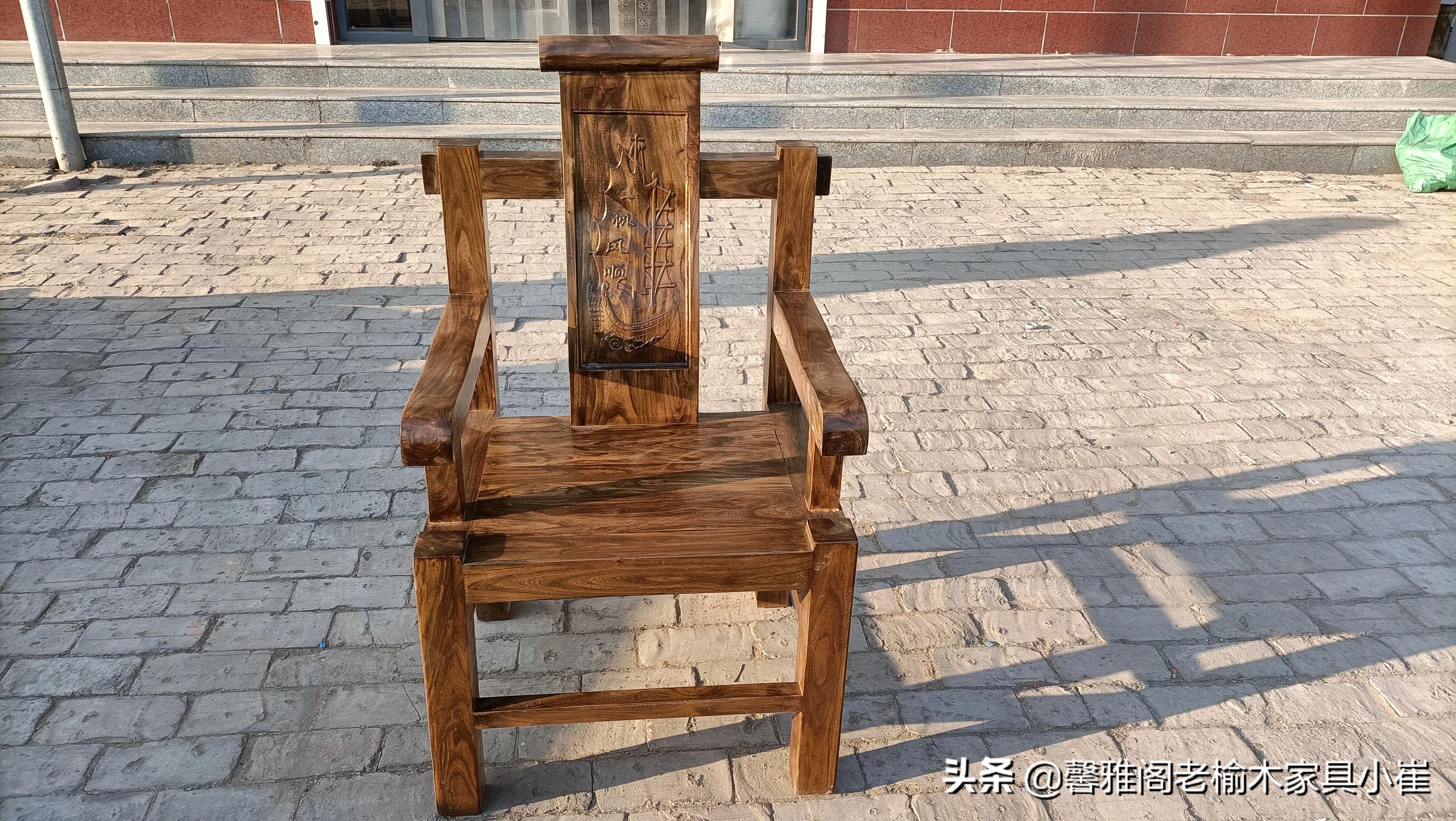 老榆木中式茶道桌价格,老榆木茶桌椅一体