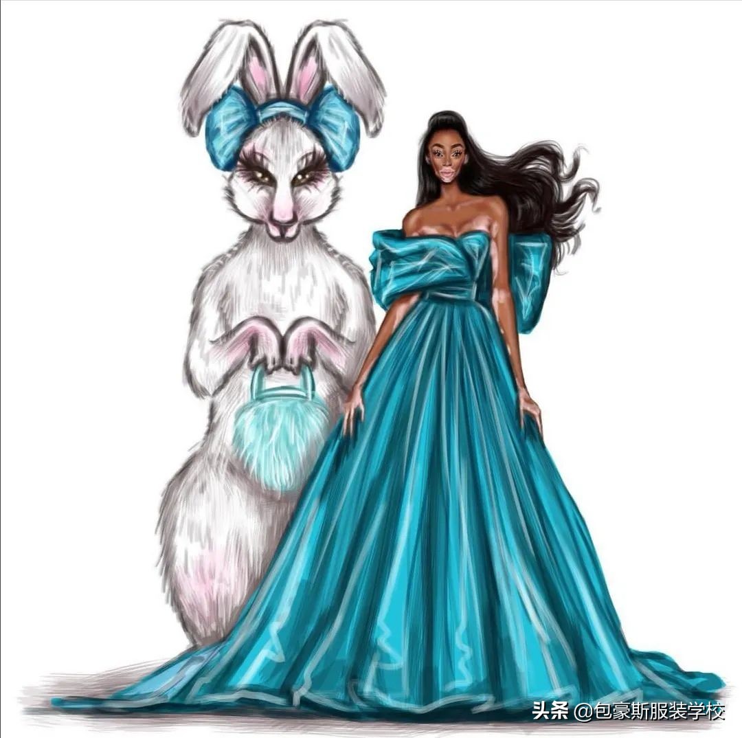 国际时尚插画师插画作品欣赏图文,创意插画古埃及