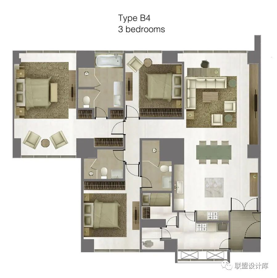 国外设计平面方案,顶级大师平面布局