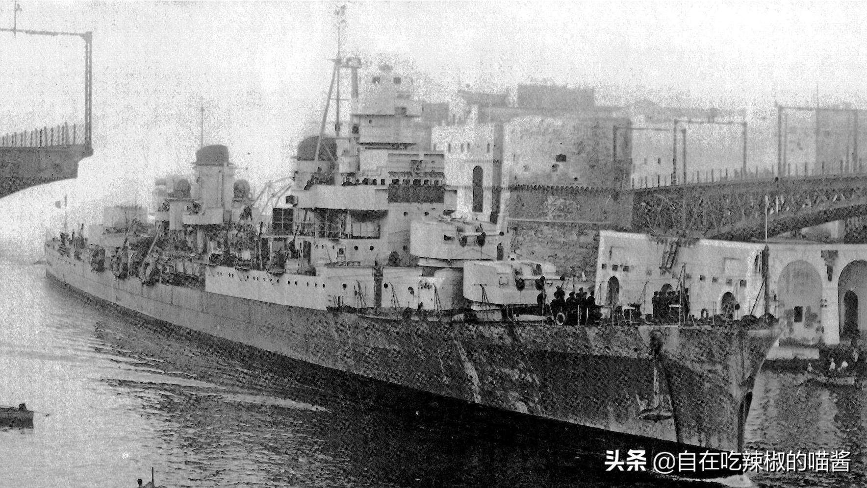 意大利二战装备,二战意大利普雷森达号驱逐舰