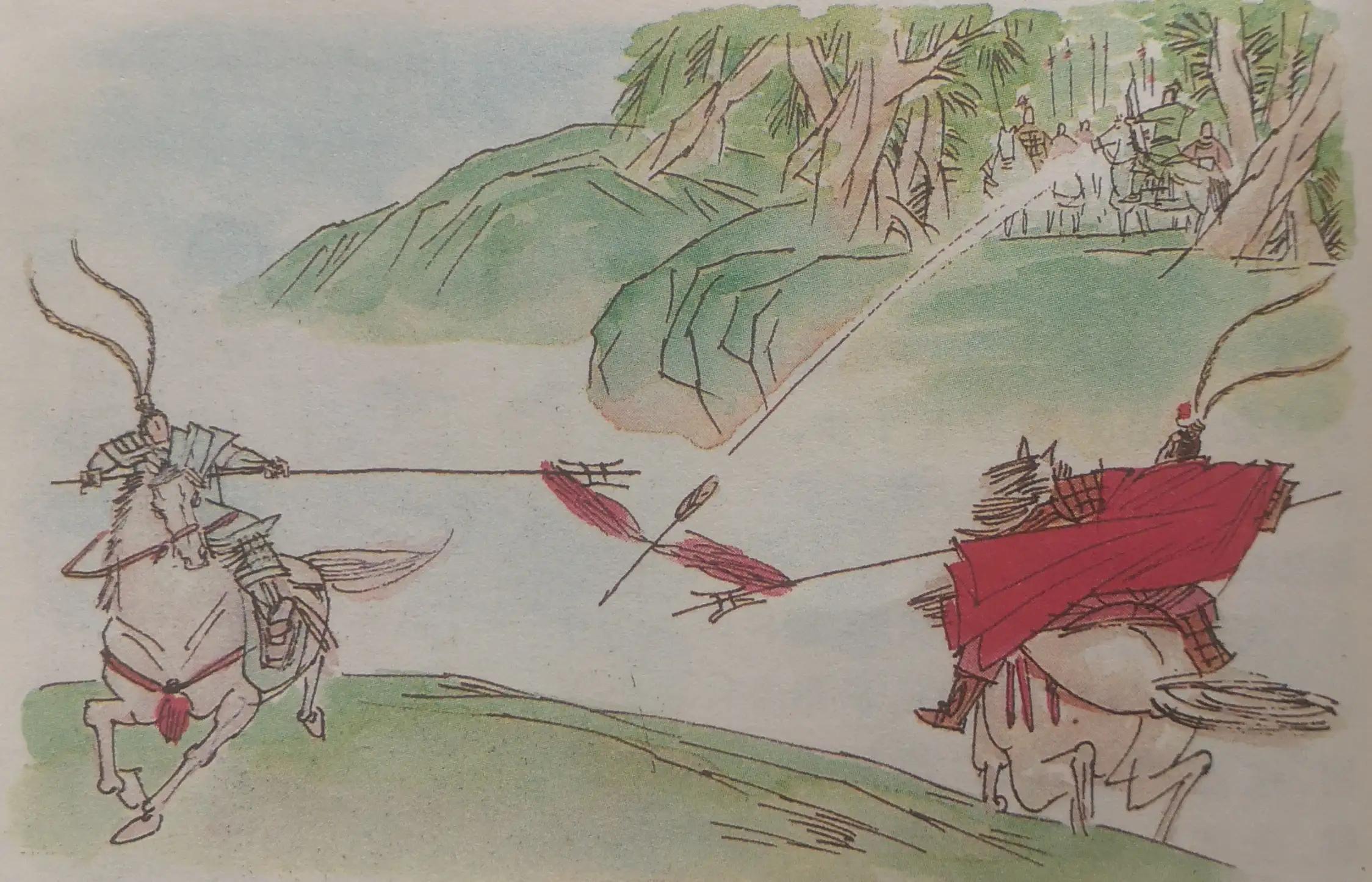 小李广花荣是水浒传里的人物吗,水浒传小李广花荣最后结局