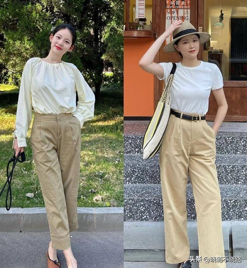 新款女裤洋气50岁穿搭,中年妇女弹力裤最新款搭配
