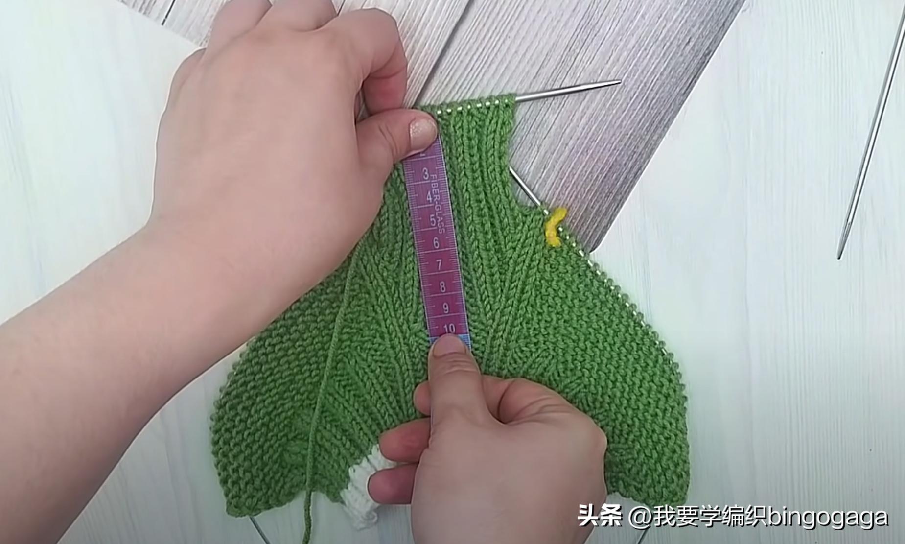 一片式毛线袜的织法,一片式织袜子