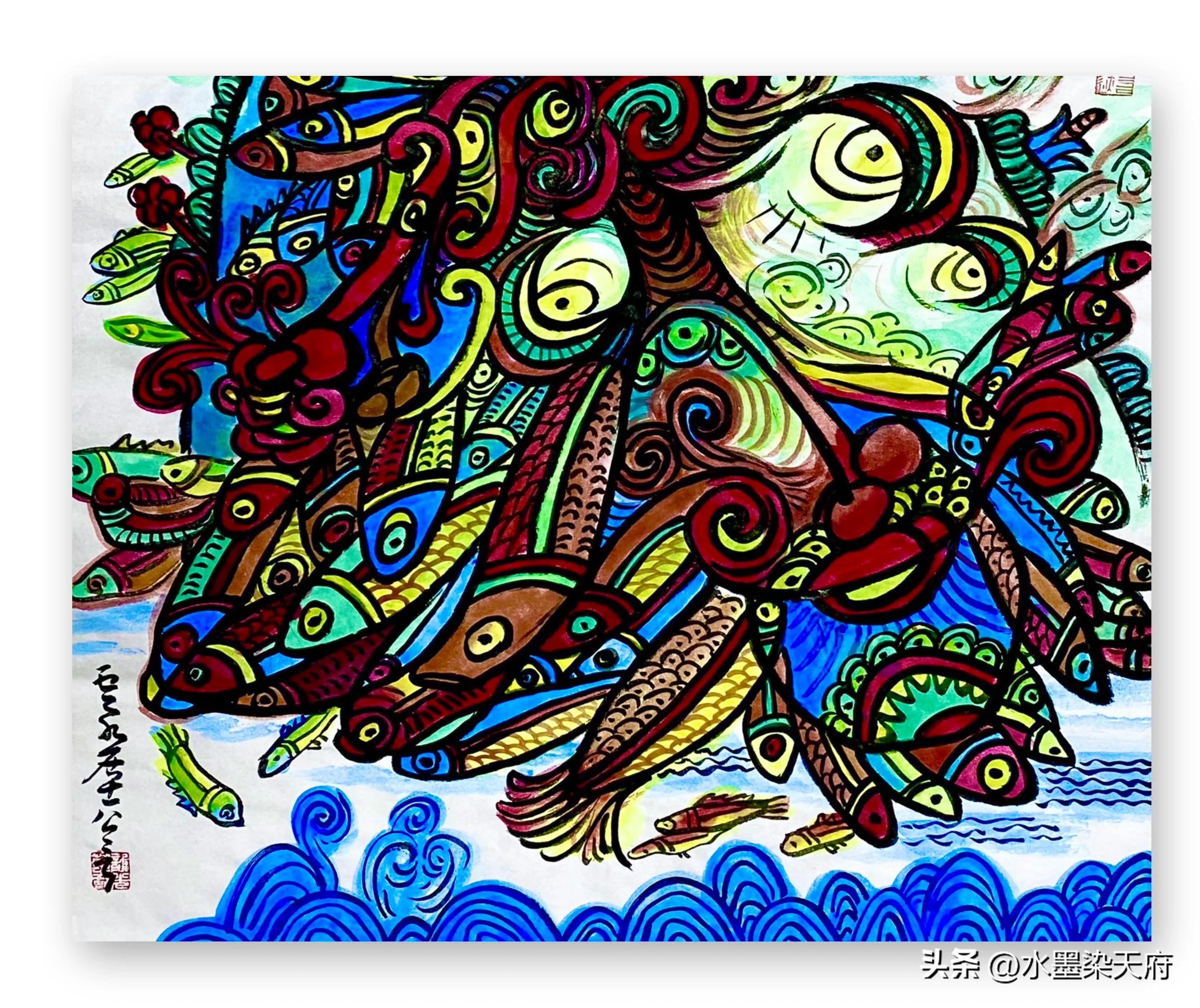 公言（龚光万）脸谱画作品选