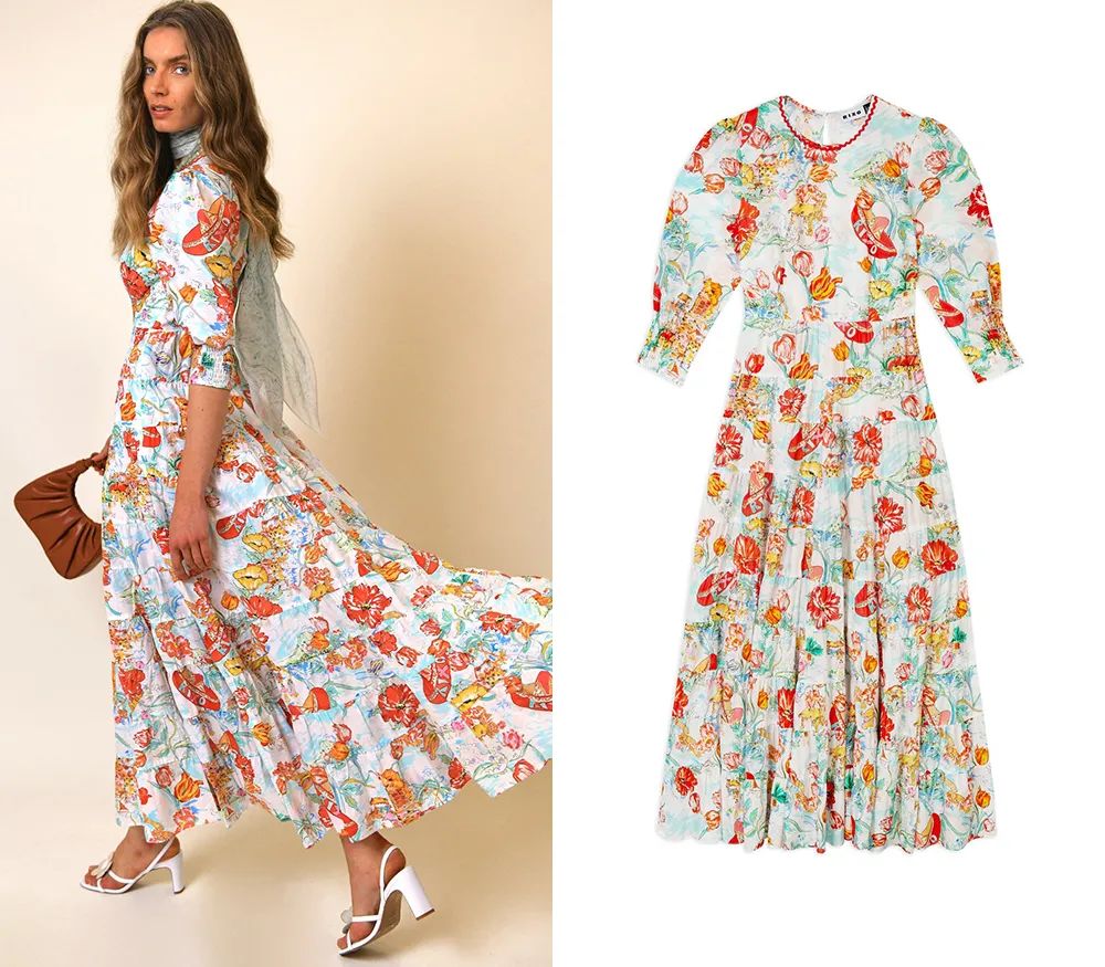 孟晚舟紫色连衣裙,孟晚舟蓝色连衣裙