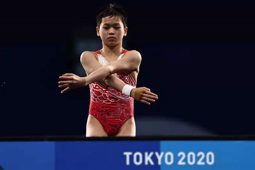 全红婵首秀直播回放,全红婵再次走上世界最高领奖台