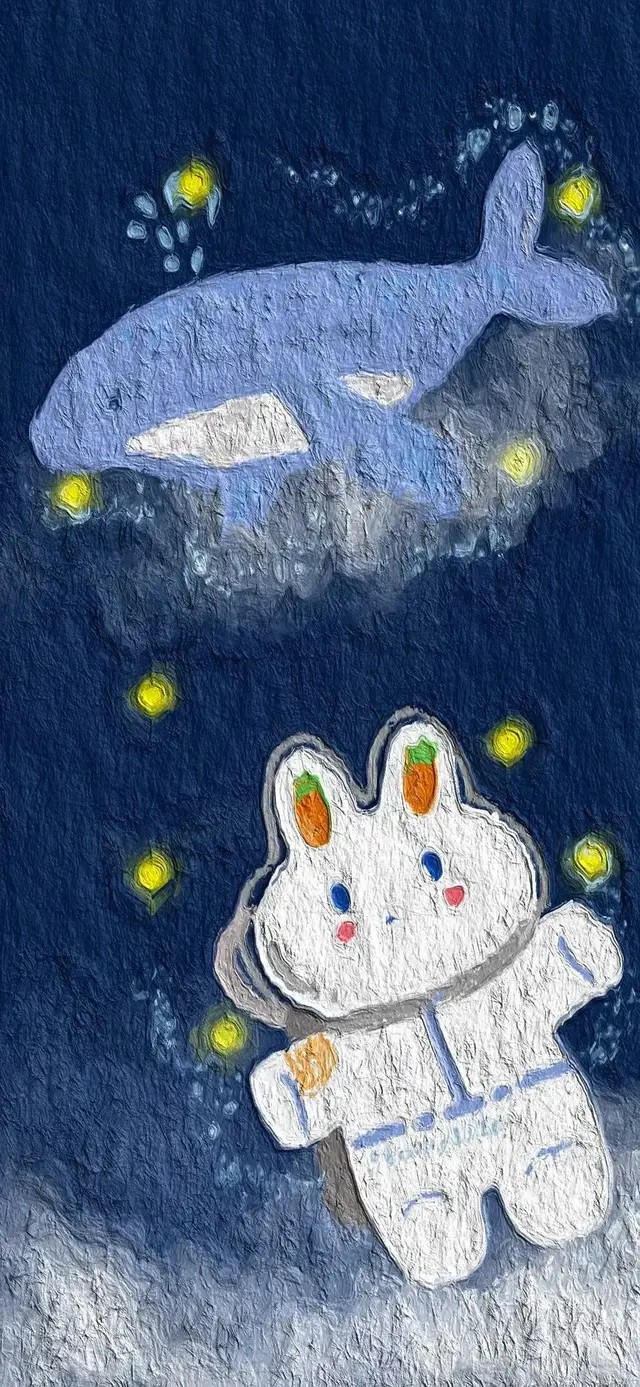 ipad卡通壁纸油画质感,油画壁纸卡通动物