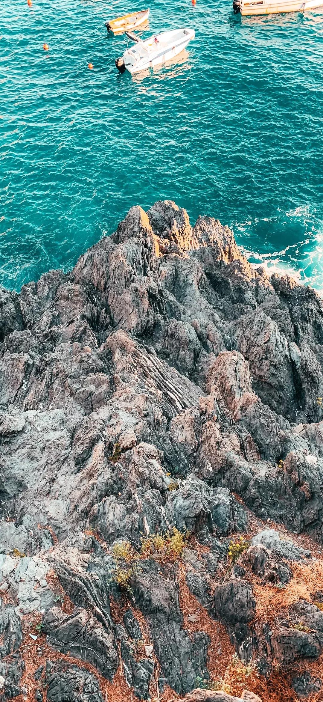 大海壁纸｜大海边，守候朝霞，聆听海浪的乐章