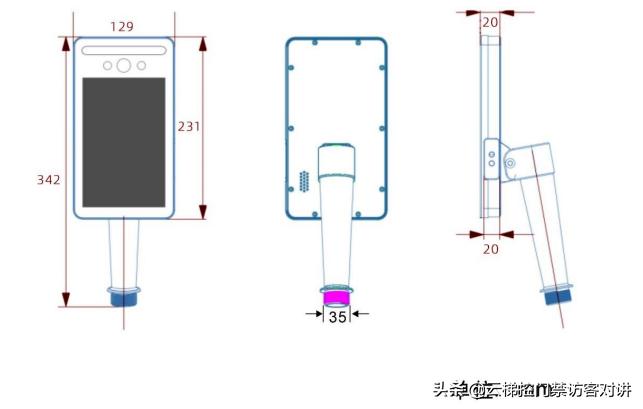人脸识别门禁机说明书电子版,钉钉门禁安装说明书