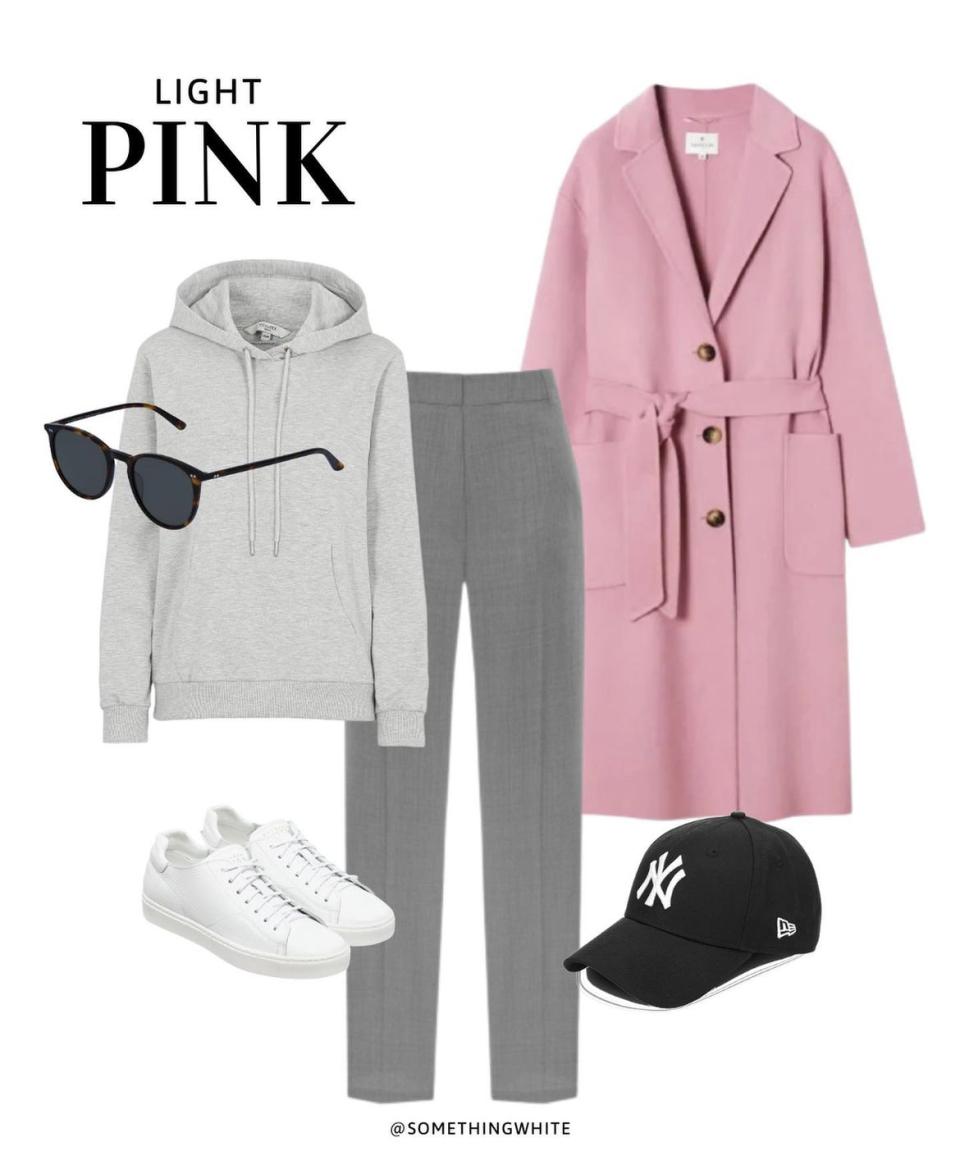 热门粉色系的搭配也太好看了,粉色系搭配图高级感