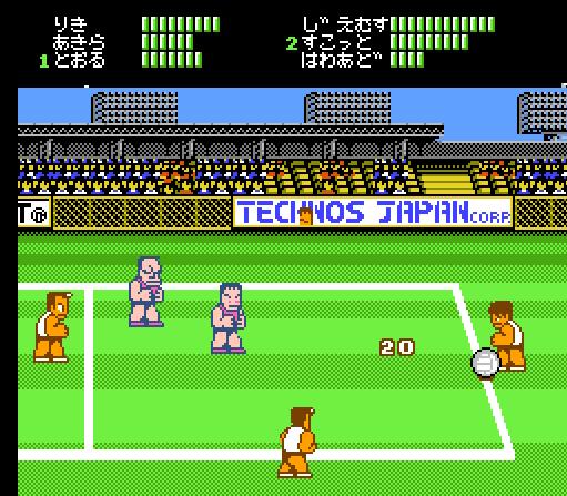 热血系列游戏躲避球,红白机经典游戏足球