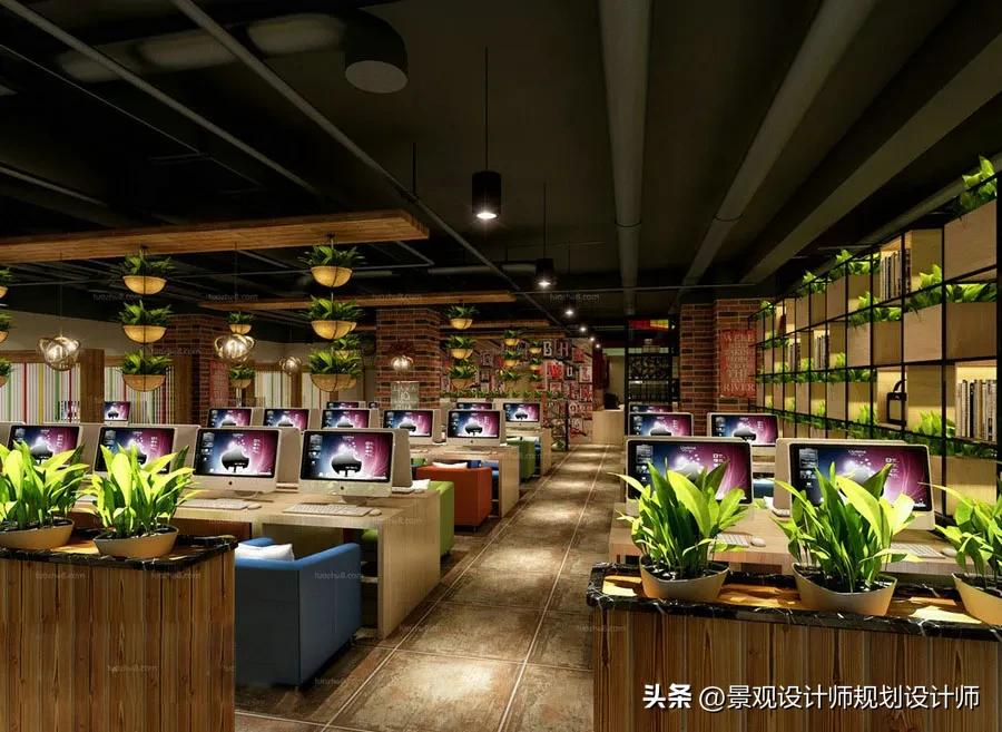 最好的网吧设计图,网咖设计全套案例